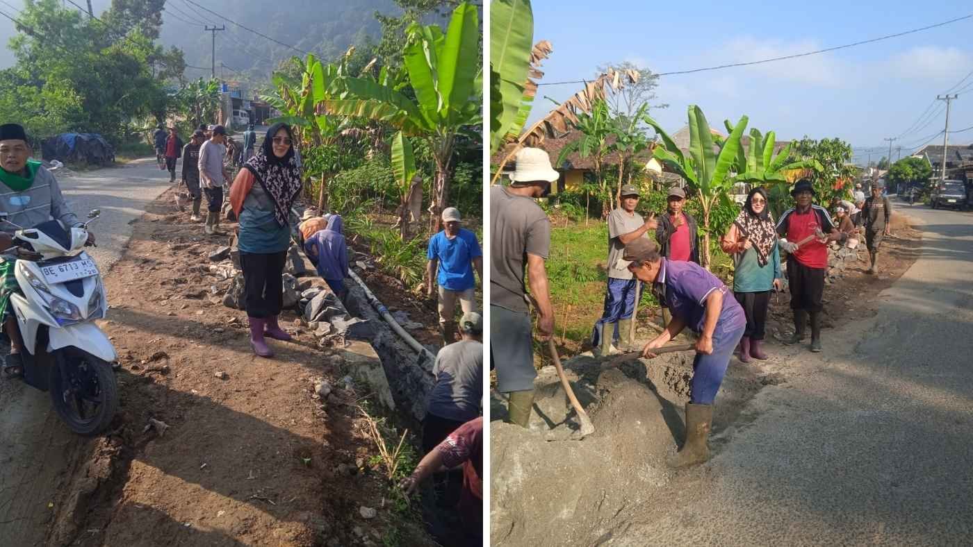 Terinspirasi KDM, Lurah Tugu Sari Gerakkan Warga Normalisasi Drainase Cegah Banjir