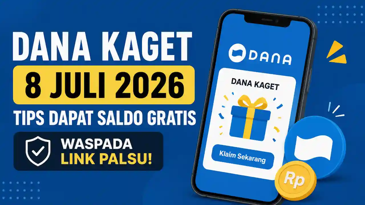 DANA Kaget 8 Juli 2026: Cara Aman Mendapatkan Saldo Gratis dan Menghindari Link Palsu
