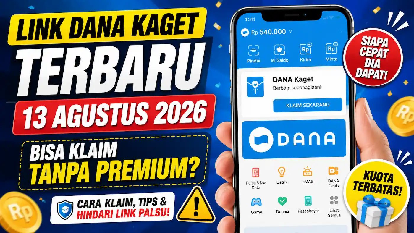 DANA Kaget Tanpa Premium, Simak Cara Klaim dan Tips Agar Tidak Kehabisan Kuota