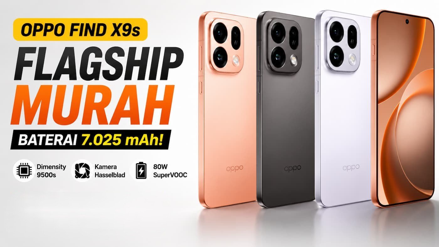 OPPO Find X9s: Flagship Terjangkau dengan Kamera Hasselblad dan Baterai Jumbo