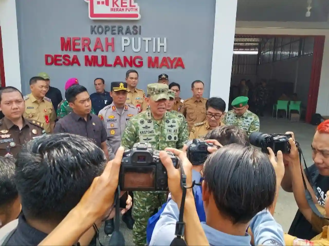 Pangdam XXI/Radin Inten Tinjau KDKMP Lampung Utara, 42 Koperasi Siap Beroperasi