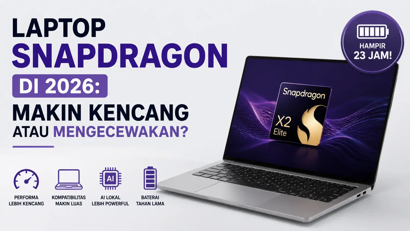 Laptop Snapdragon di 2026: Makin Kencang atau Mengecewakan?