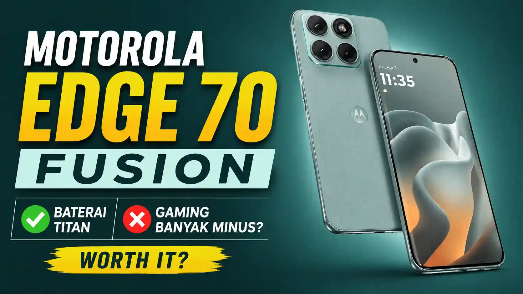 Motorola Edge 70 Fusion Punya Desain Premium, Namun Masih Menyimpan Sejumlah Minus