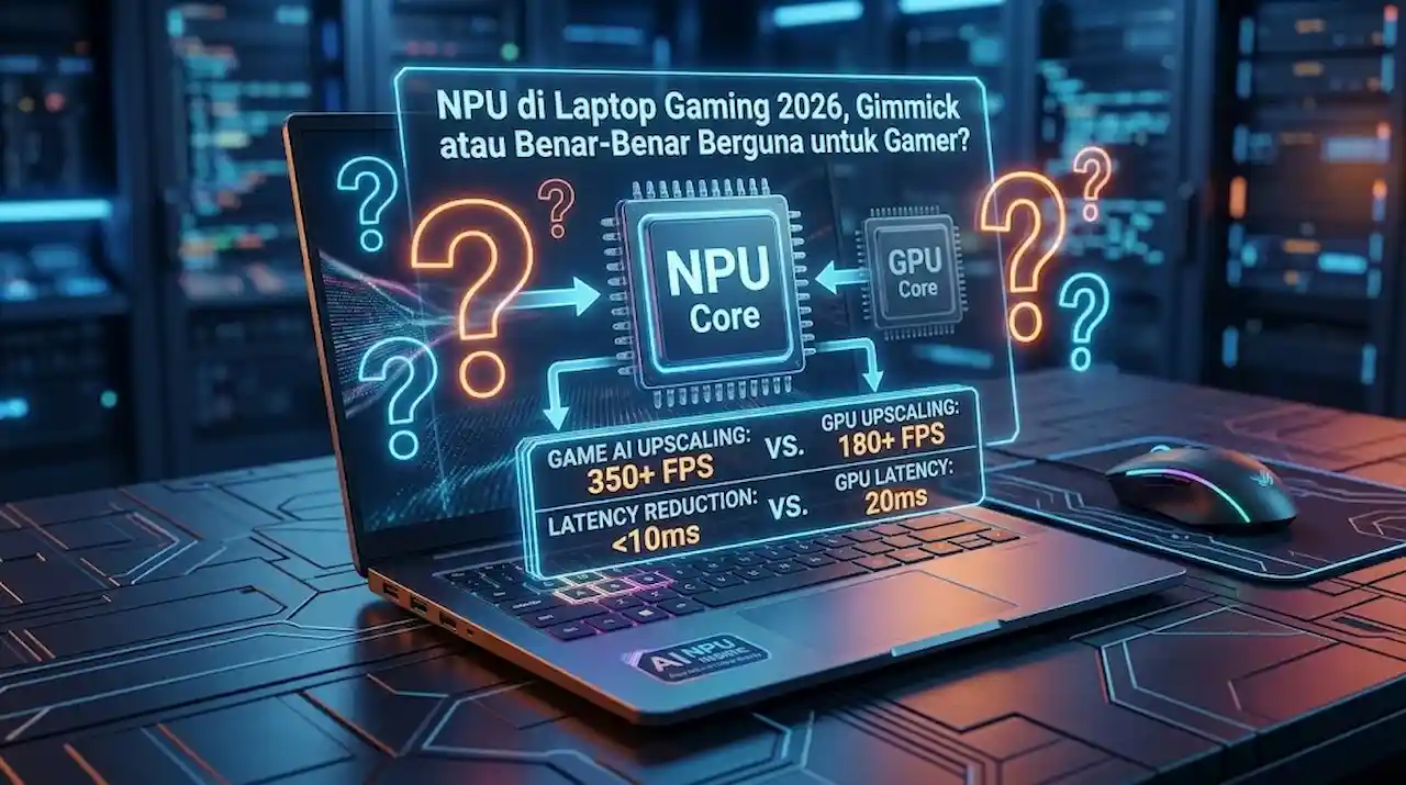 Jangan Tertipu Angka TOPS, Ini Fungsi NPU yang Sebenarnya di Laptop Gaming 2026
