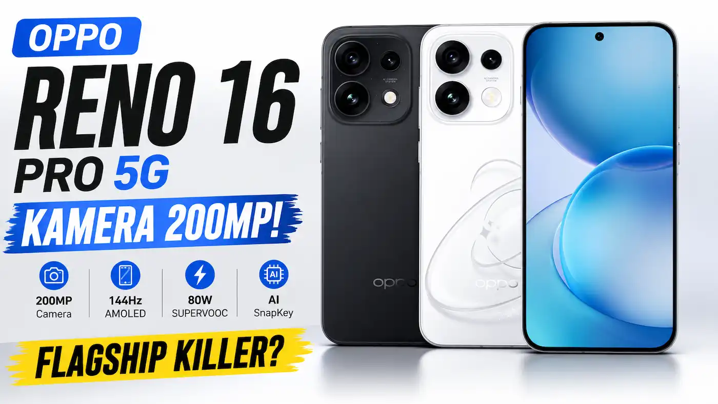 OPPO Reno 16 Pro 5G Resmi Meluncur 3 Juli, Ini Bocoran Spesifikasi Lengkapnya