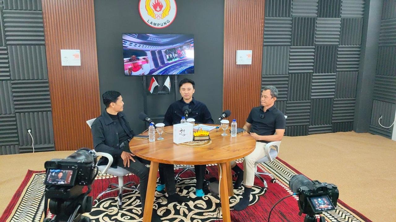 Ketum KONI Lambar Paparkan Strategi Hadapi Porprov X 2026 di Podcast TV KONI Lampung