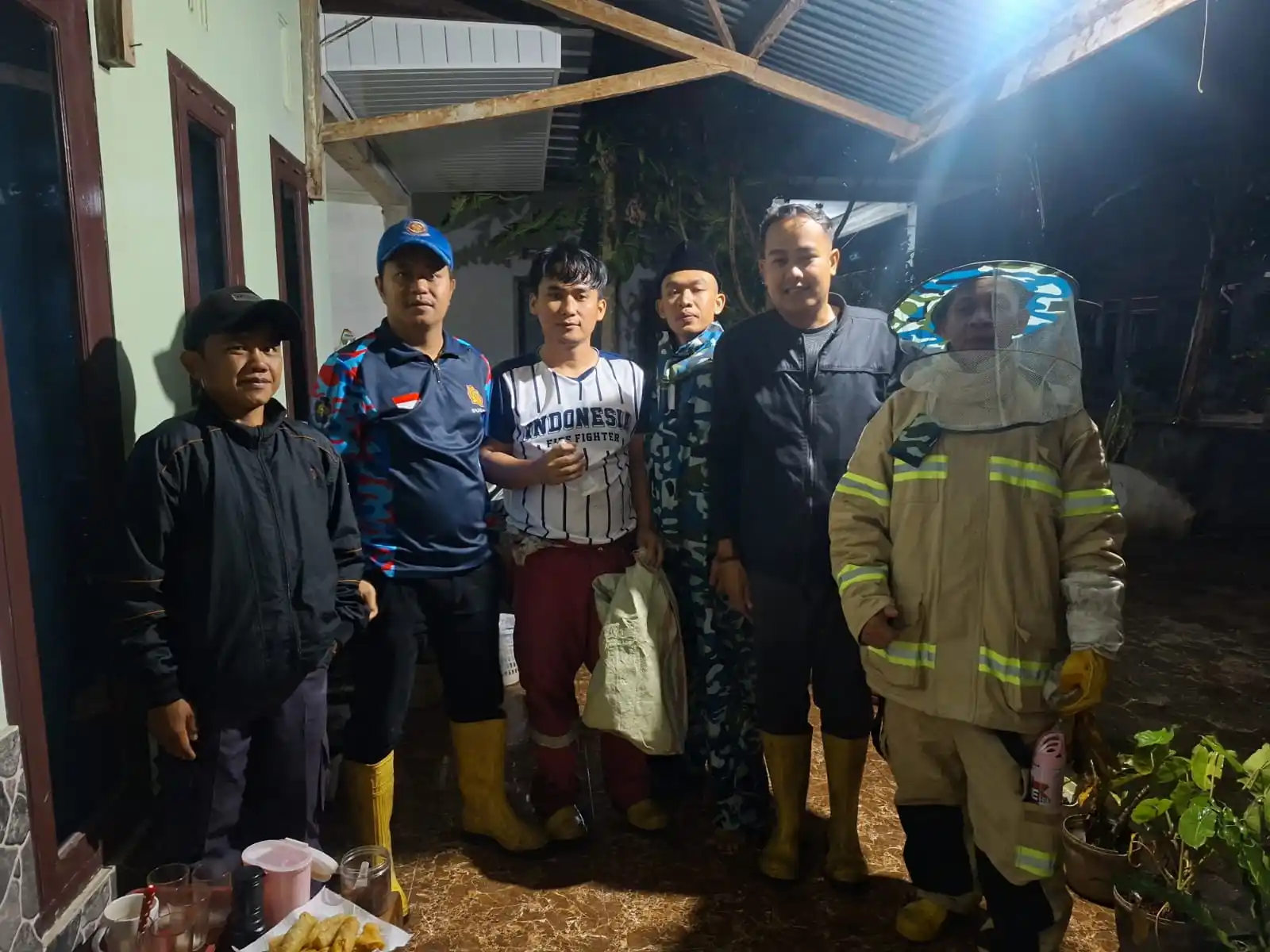 Damkar Way Tenong Lakukan OTT Vespa di Pajar Bulan