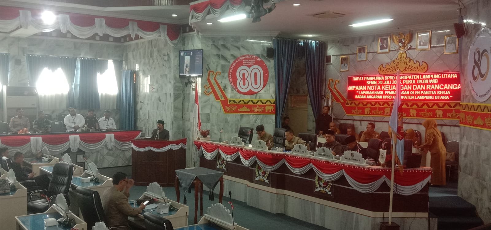 DPRD Lampung Utara Setujui Perubahan APBD 2026, Pemkab Prioritaskan Perbaikan Infrastruktur Jalan