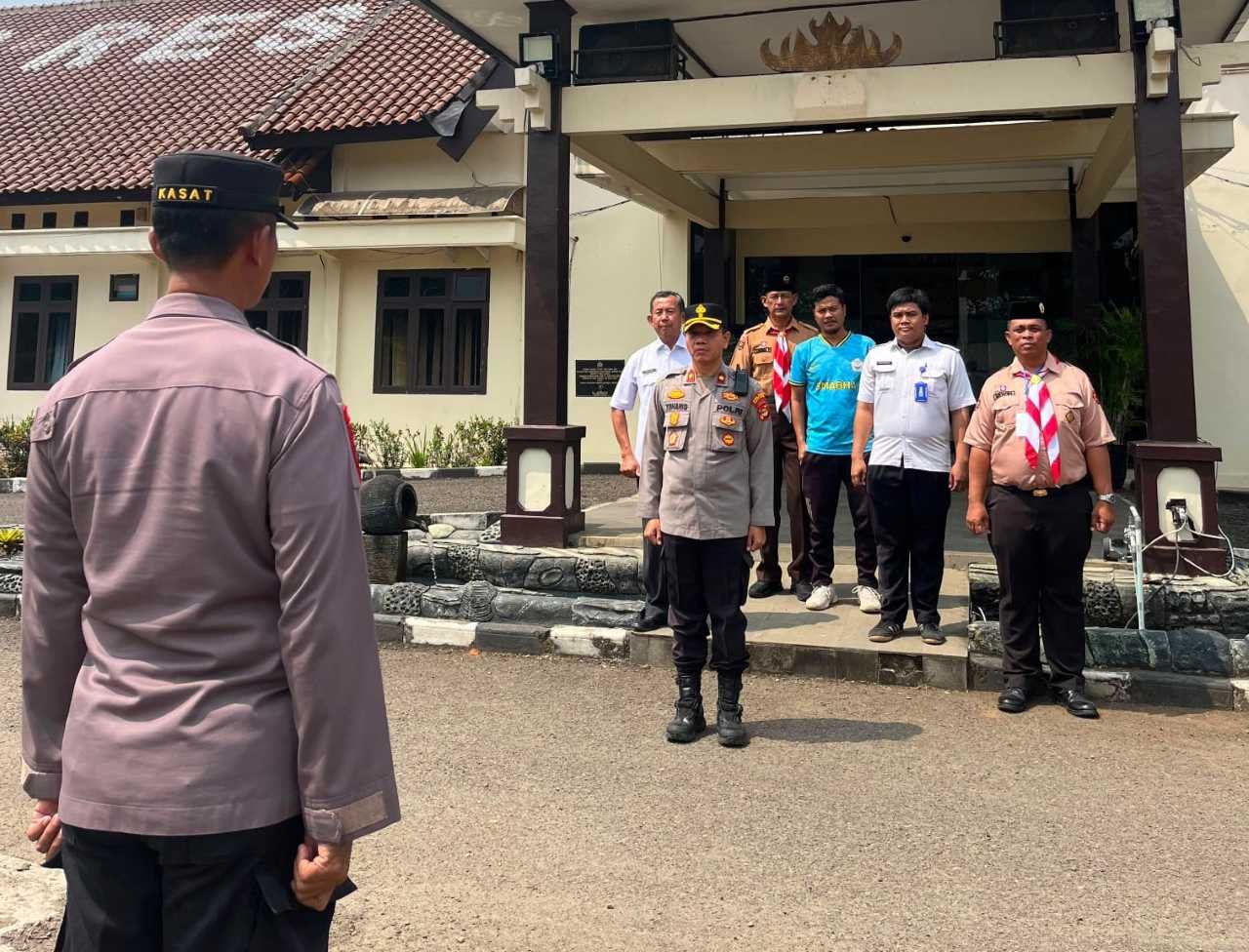 Polres Lampung Utara Berangkatkan 36 Anggota Saka Bhayangkara ke Lokabara V Polda Lampung