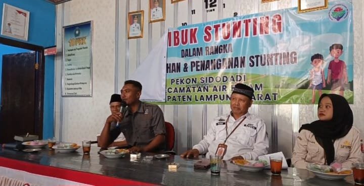 Rembuk Stunting Pekon Sidodadi Prioritaskan Pengadaan Alat Kesehatan Balita di Posyandu