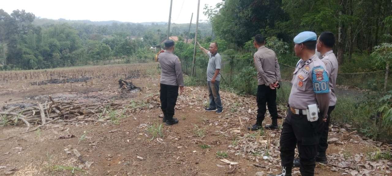 Polres Lampung Utara Pastikan Kesiapan Lahan 1 Hektar untuk Tanam Raya Jagung Kuartal III 2026