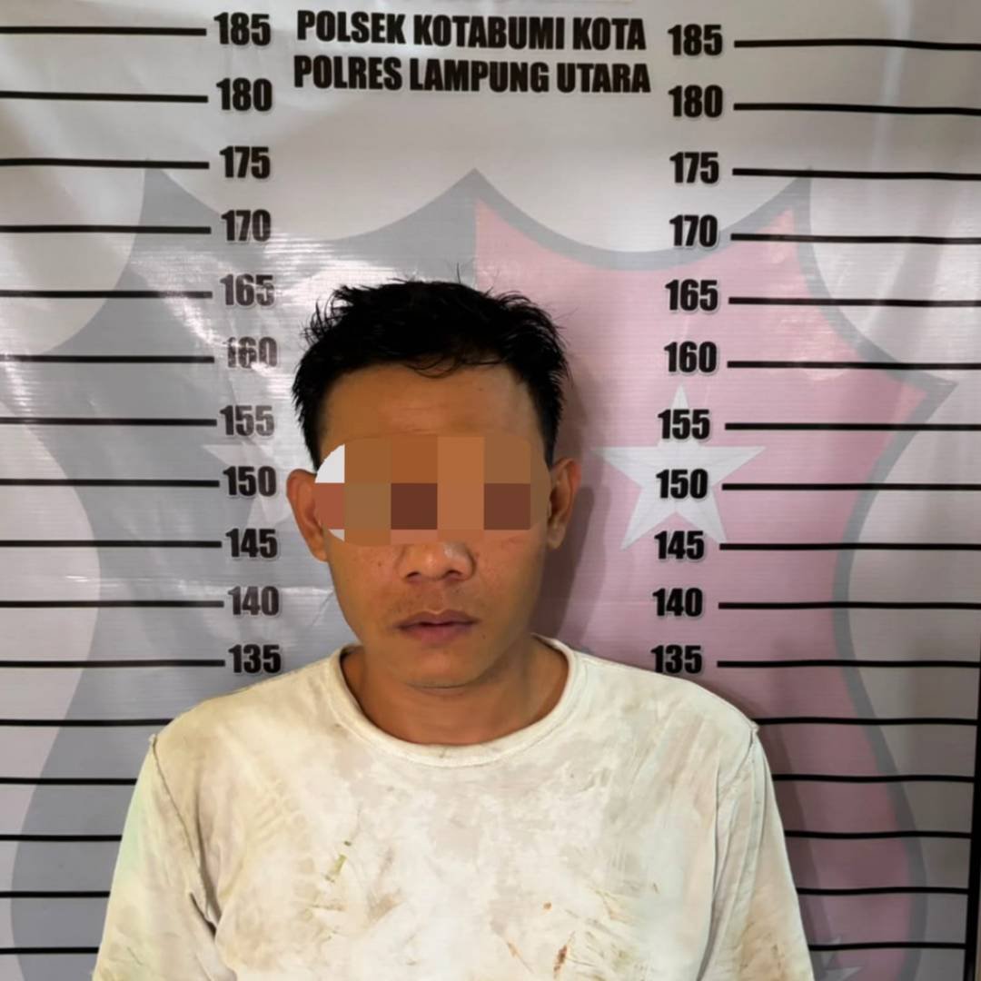 Kurang 12 Jam, Polsek Kotabumi Kota Tangkap Residivis Pencurian Rumah Kosong