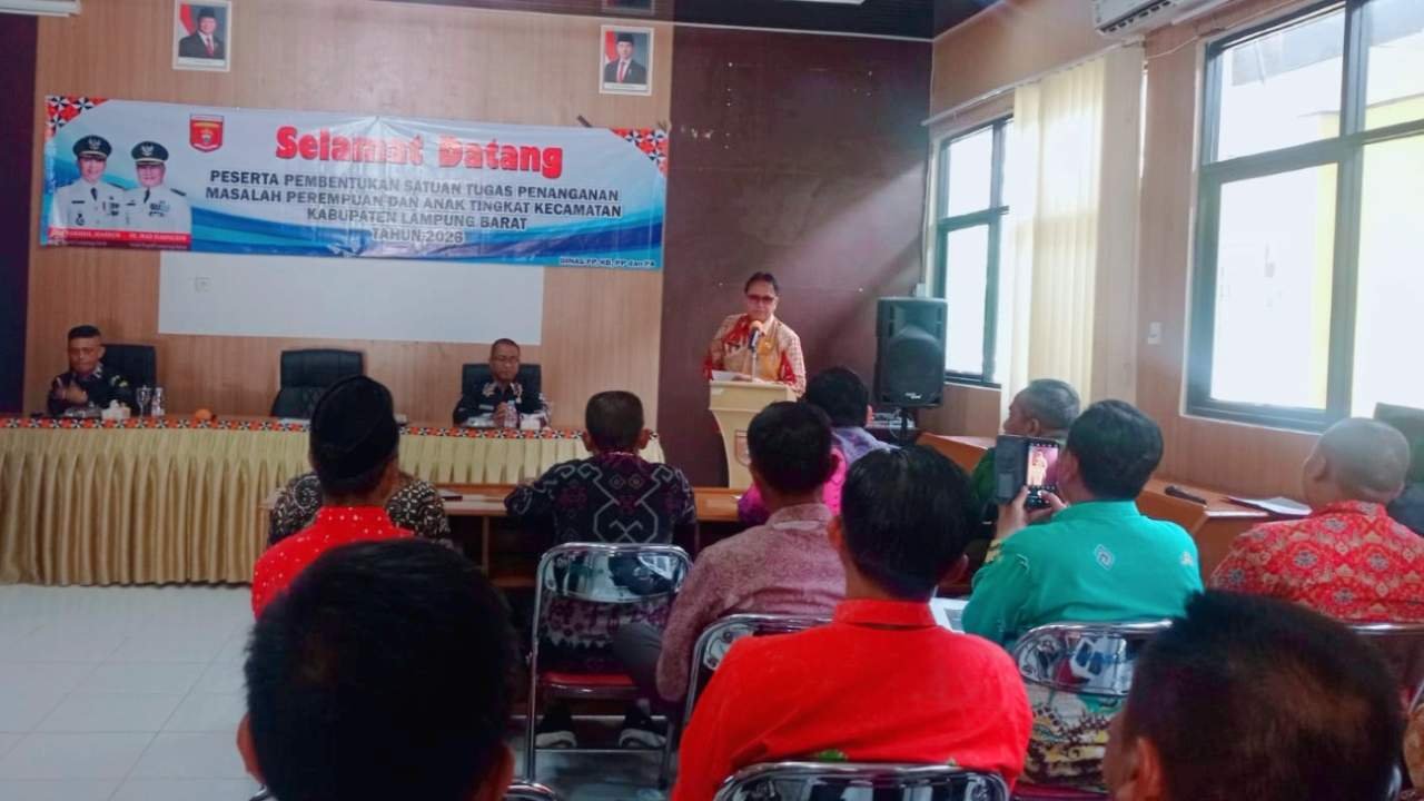 Pemkab Lampung Barat Bentuk Satgas PPA di 15 Kecamatan, Percepat Penanganan Kasus Kekerasan