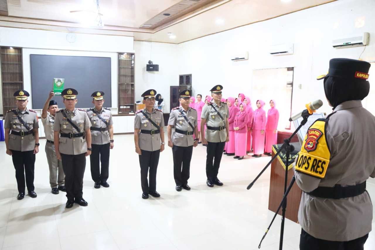 Kapolres Lampung Utara Rombak Wakapolres, Kabag Ops dan Dua Kapolsek