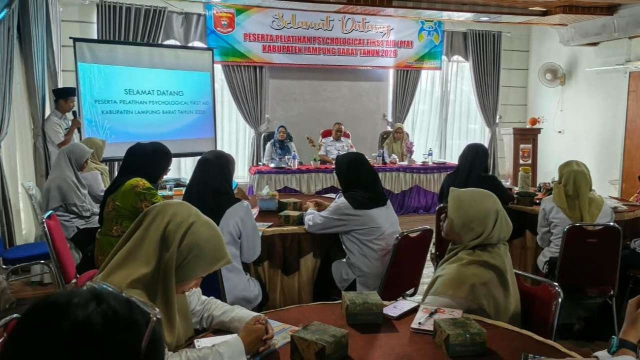 Pemkab Lampung Barat Perkuat Perlindungan Perempuan dan Anak Lewat Pelatihan PFA