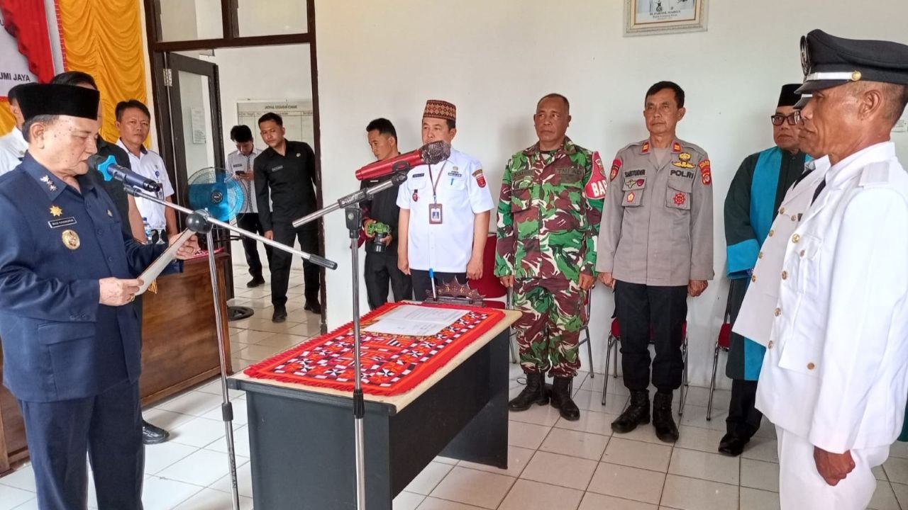 23 Pj Peratin Lampung Barat Dilantik, Mayoritas Diperpanjang hingga Agustus 2027