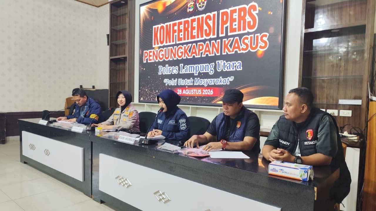 Hasil Kinerja 1 Bulan AKBP Raswidiati: 48 Kasus C3 di Lampung Utara Berhasil Diungkap