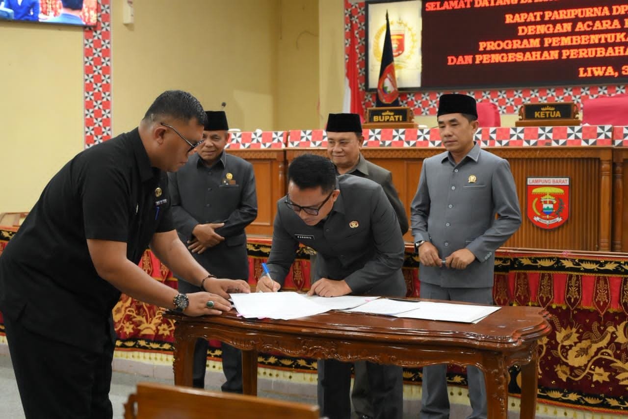 KUA-PPAS Perubahan Disepakati, Lampung Barat Siapkan Belanja Rp944,899 Miliar
