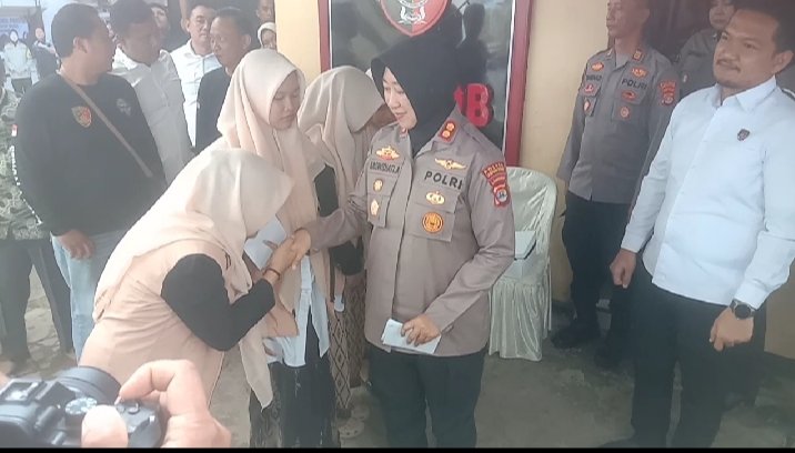 Genap 11 Tahun, Tekab 308 Polres Lampung Utara Santuni Puluhan Anak Pesantren