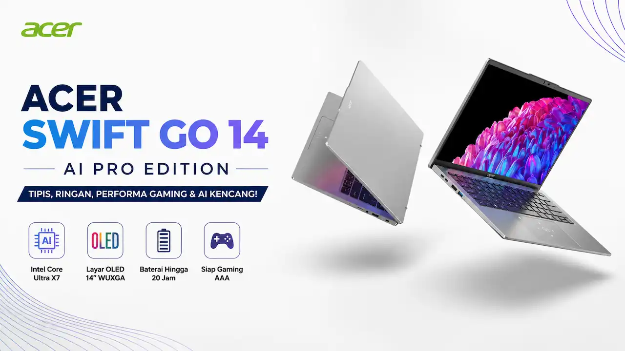 Acer Swift Go 14 AI Pro Edition: Laptop Tipis Bertenaga untuk Gaming dan Kreator