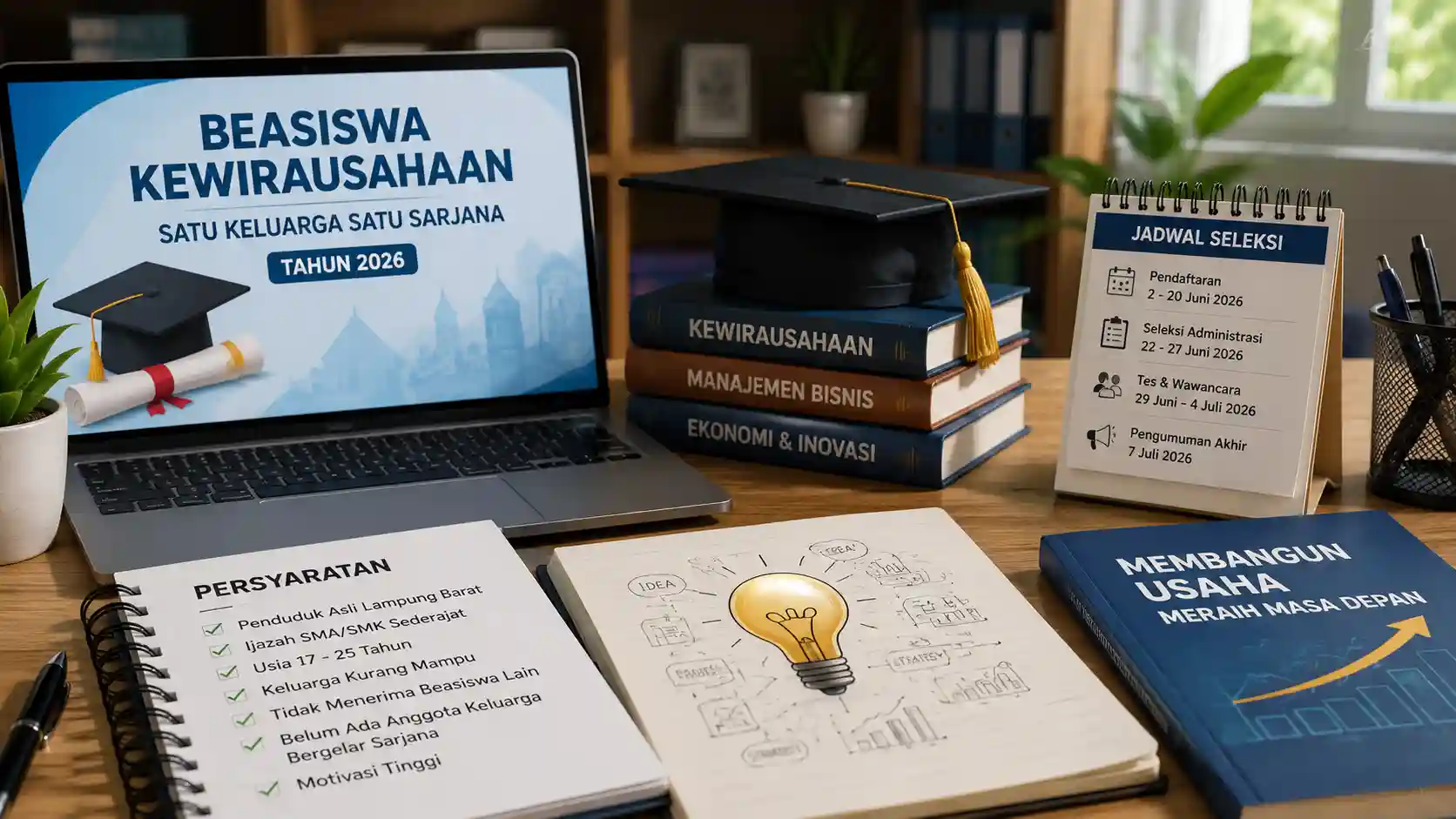 Beasiswa Kewirausahaan Lampung Barat Gelombang II Dibuka, Tersedia Delapan Kuota