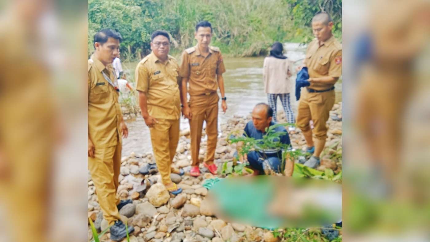 Breaking News! Dua Bocah Tenggelam di Sungai Way Semaka, 1 Meninggal 1 Hilang