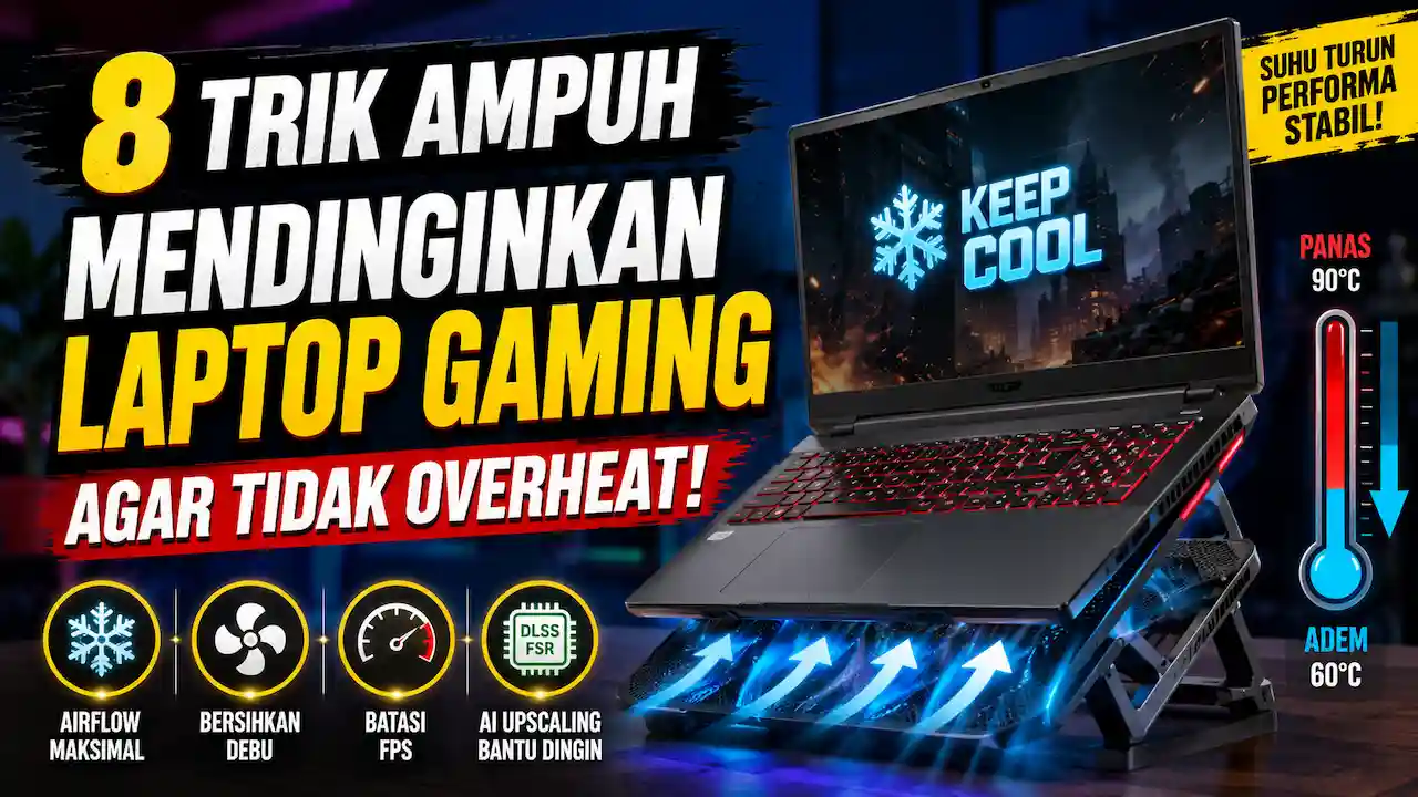 8 Cara Mendinginkan Laptop Gaming agar Tidak Overheat dan Tetap Kencang Saat Bermain