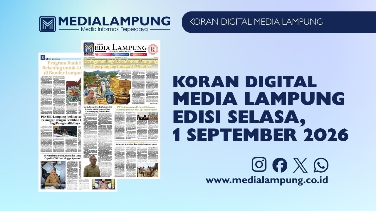 Epaper Media Lampung Edisi 1 September 2026