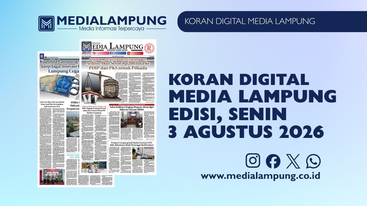 Epaper Media Lampung Edisi 3 Agustus 2026