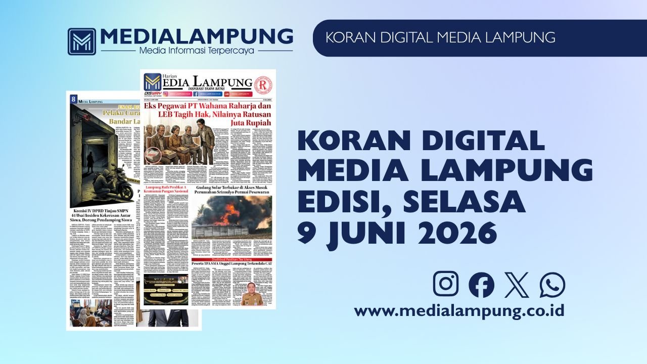 Epaper Media Lampung Edisi 9 Juni 2026