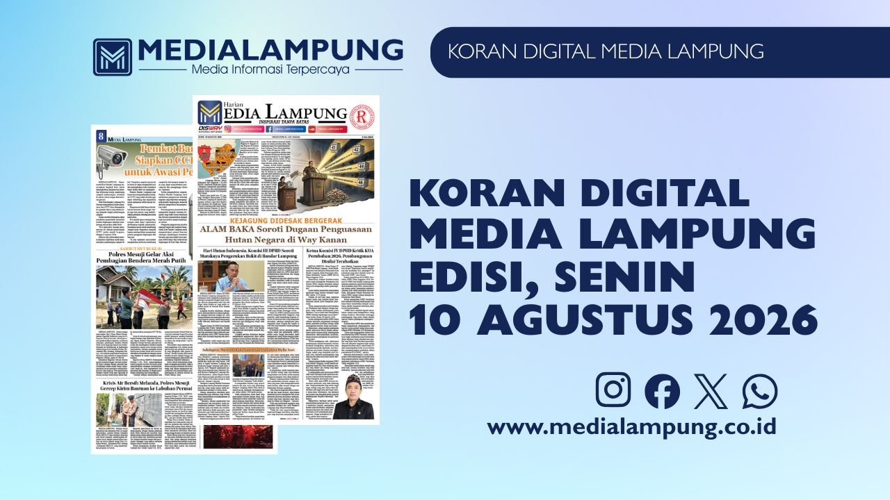 Epaper Media Lampung Edisi 10 Agustus 2026