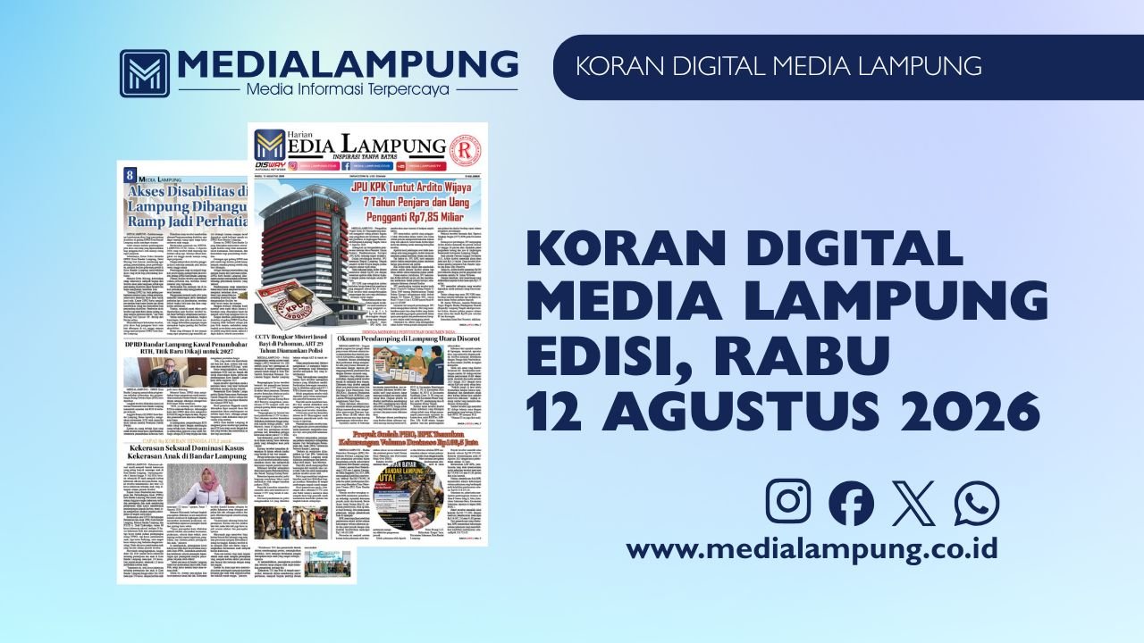 Epaper Media Lampung Edisi 12 Agustus 2026