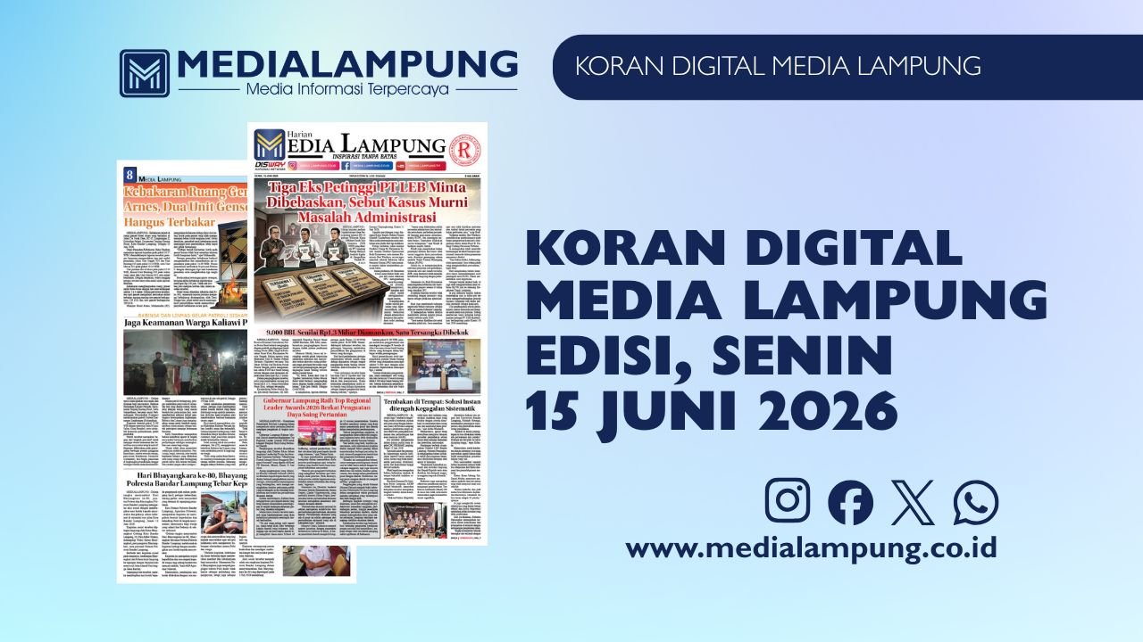Epaper Media Lampung Edisi 15 Juni 2026