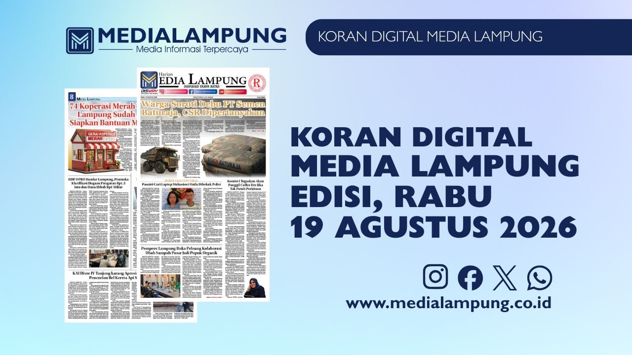 Epaper Media Lampung Edisi 19 Agustus 2026