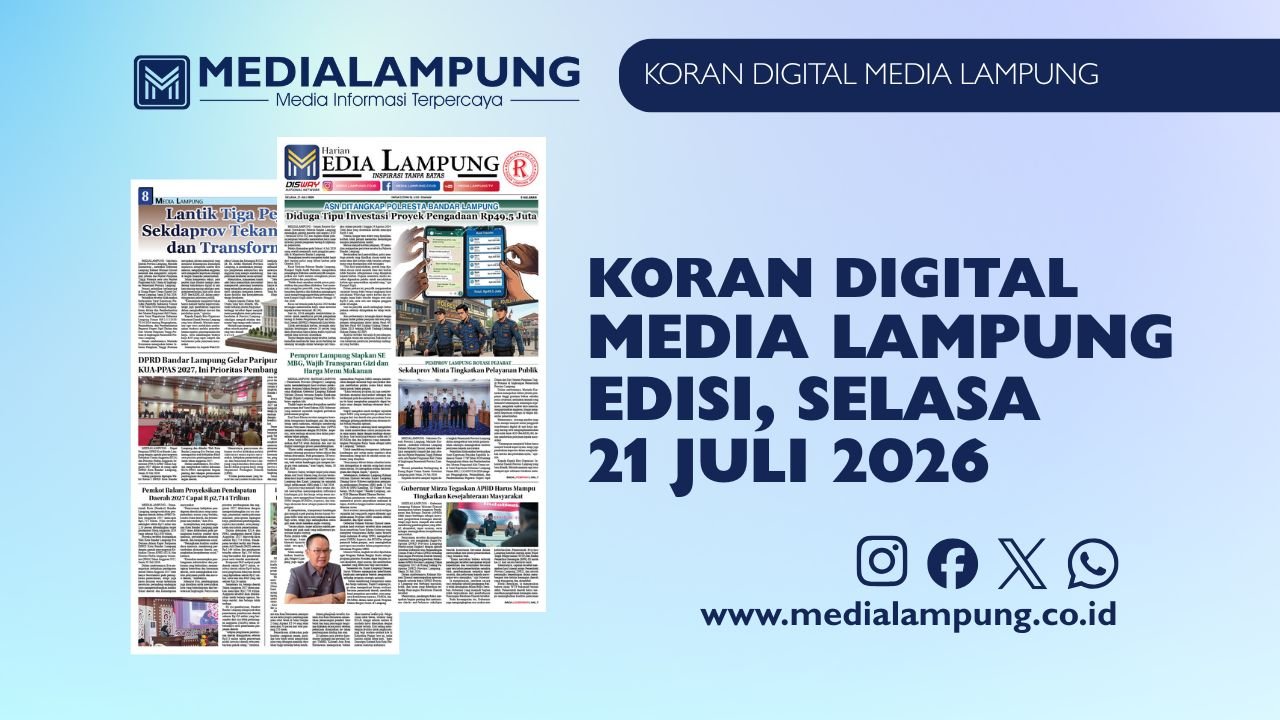 Epaper Media Lampung Edisi 21 Juli 2026