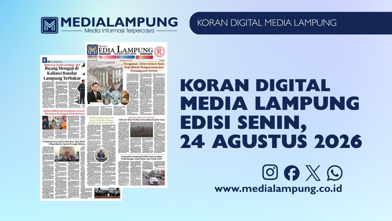 Epaper Media Lampung Edisi 24 Agustus 2026