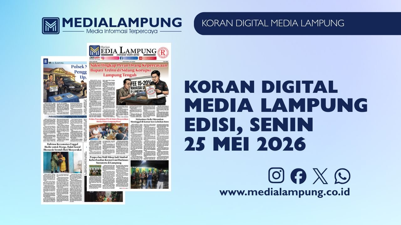 Epaper Media Lampung Edisi 25 Mei 2026