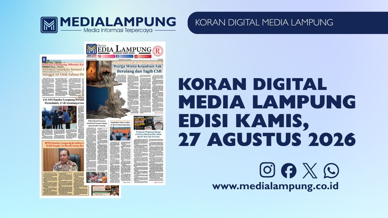 Epaper Media Lampung Edisi 27 Agustus 2026