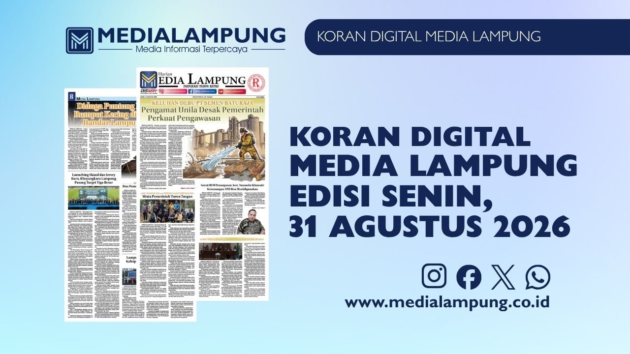 Epaper Media Lampung Edisi 31 Agustus 2026