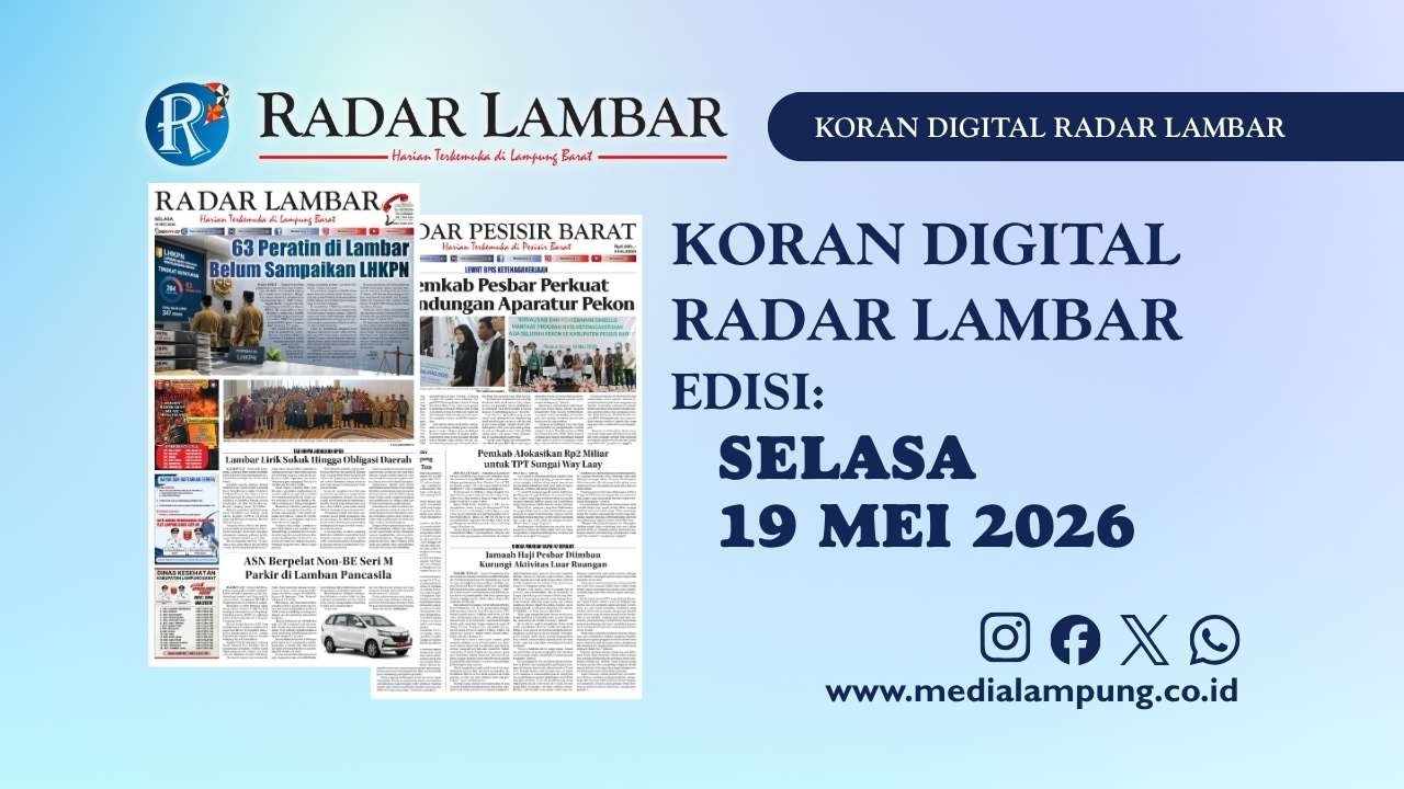 Epaper Radar Lambar Edisi 19 Mei 2026