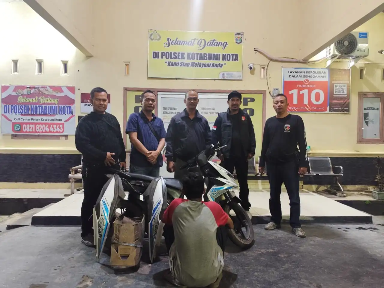 Curanmor di MPP Kotabumi Terungkap, Polisi Amankan Pelaku dan Motor Korban