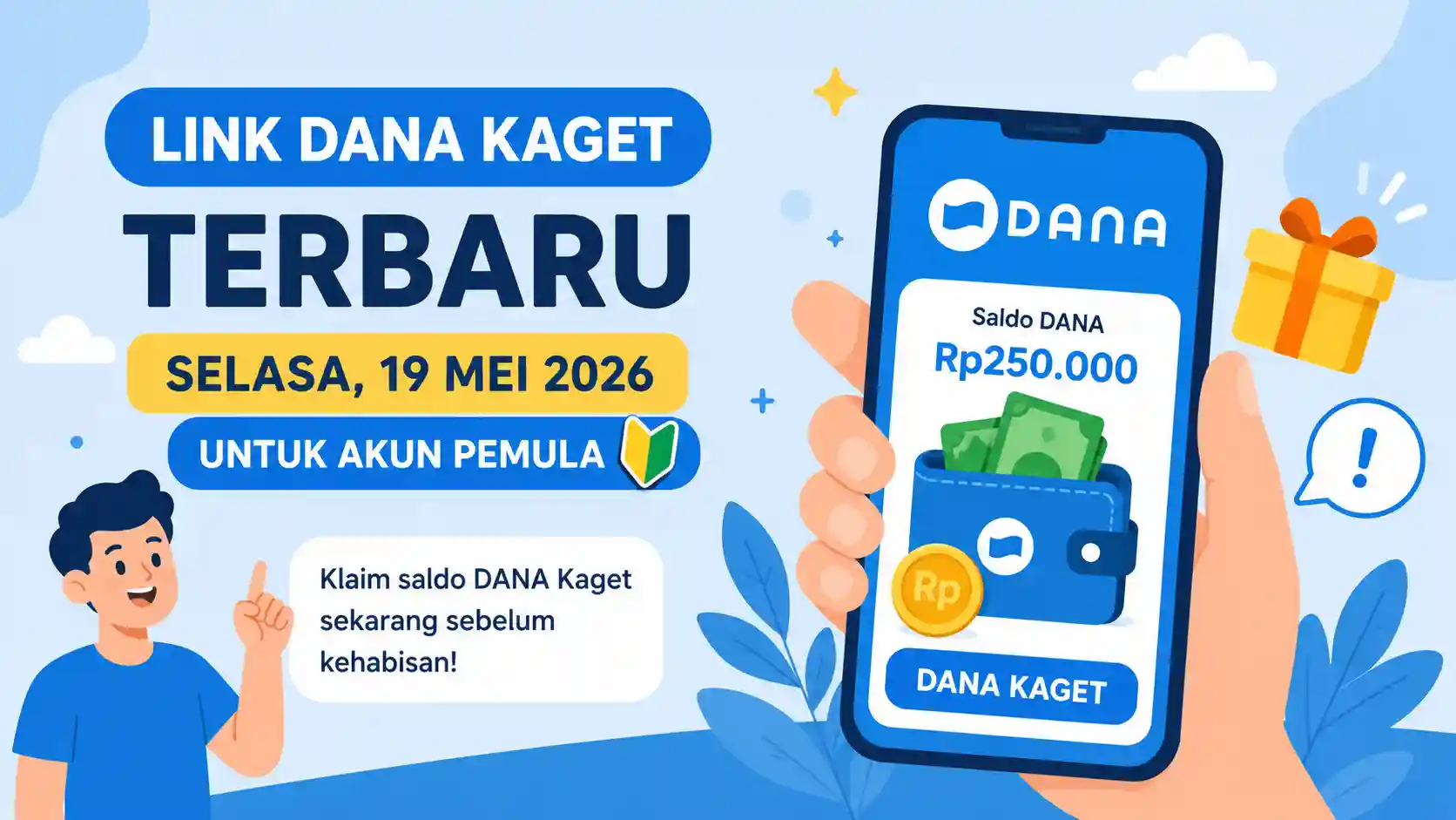 Link DANA Kaget Terbaru Selasa, 19 Mei 2026 untuk Akun Pemula