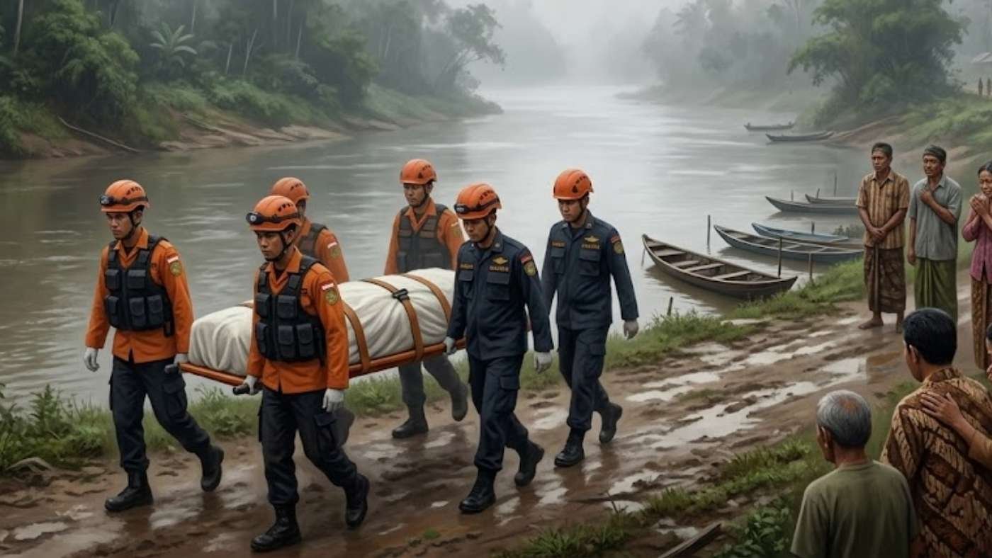 Korban Kedua Tenggelam Way Semaka Ditemukan Meninggal Dunia, Pencarian Resmi Dihentikan