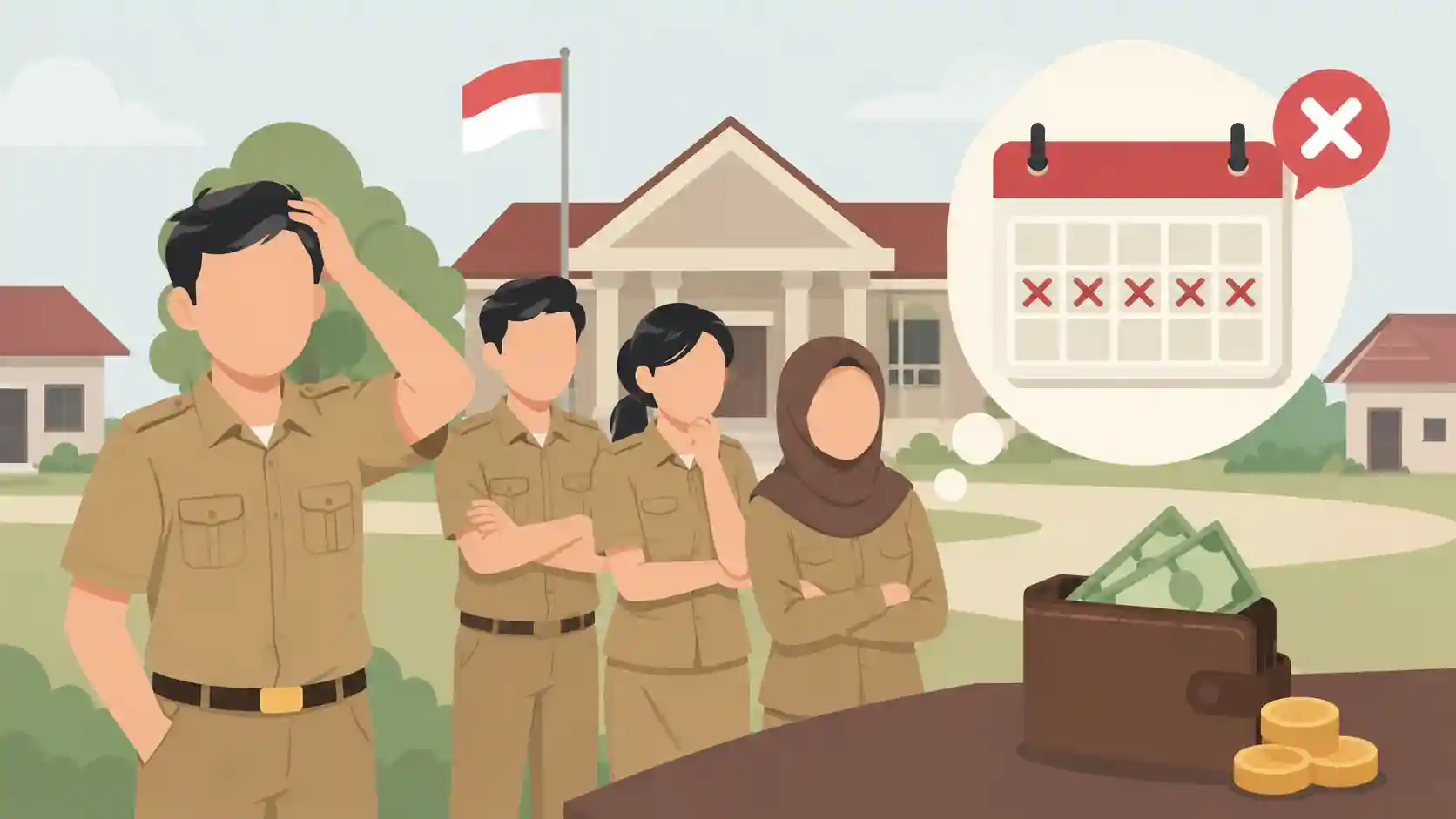 Gaji Perangkat Desa Lampung Utara Tertunggak Empat Bulan, BPKAD Janji Cairkan Dua Bulan