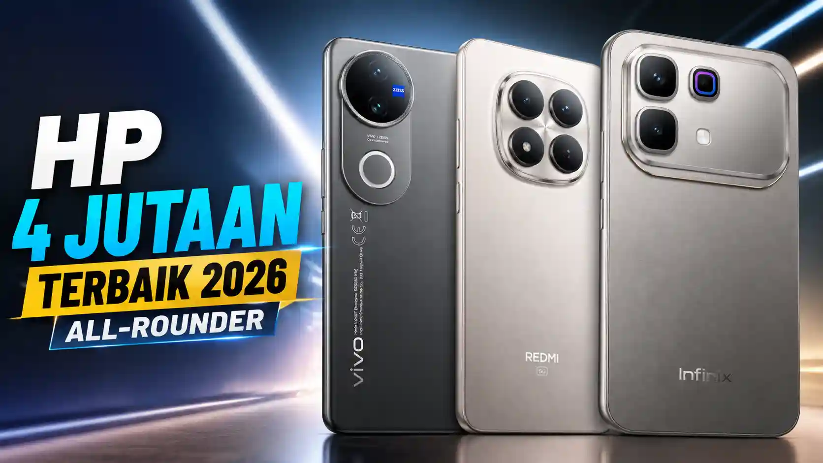 7 Rekomendasi HP 4 Jutaan Terbaik 2026 Spek All-Rounder