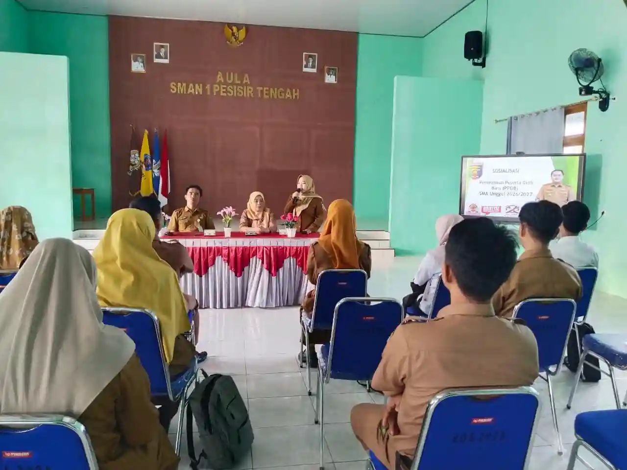 Sosialisasi SPMB 2026/2027, SMAN 1 Pesisir Tengah Bedah Juknis SPMB