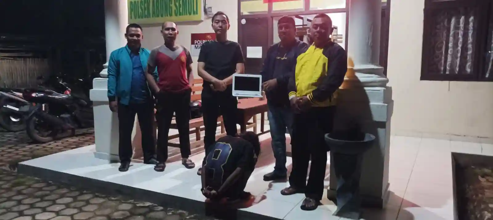 Polsek Abung Semuli Bekuk Pelaku Pencurian di MTS Bakti Angkasa