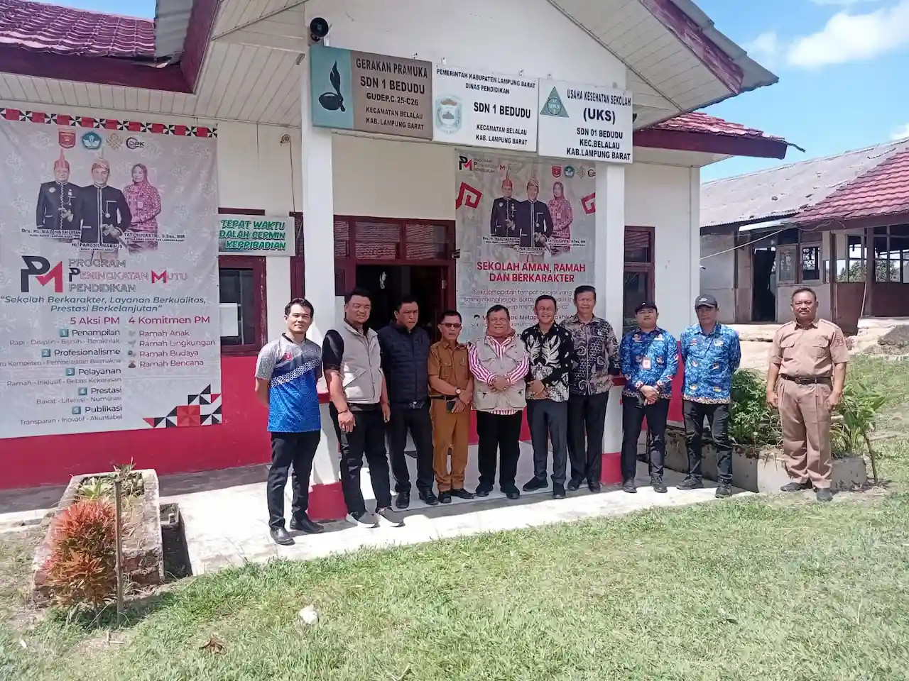 DPRD Lambar Tinjau SDN 1 Bedudu, Renovasi Kelas dan Rumah Dinas Jadi Prioritas