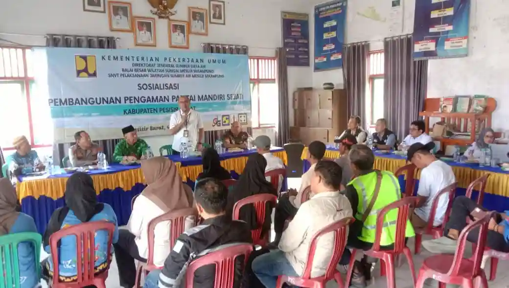 BBWS Mesuji-Sekampung Sosialisasikan Proyek Pengaman Pantai Mandiri Sejati