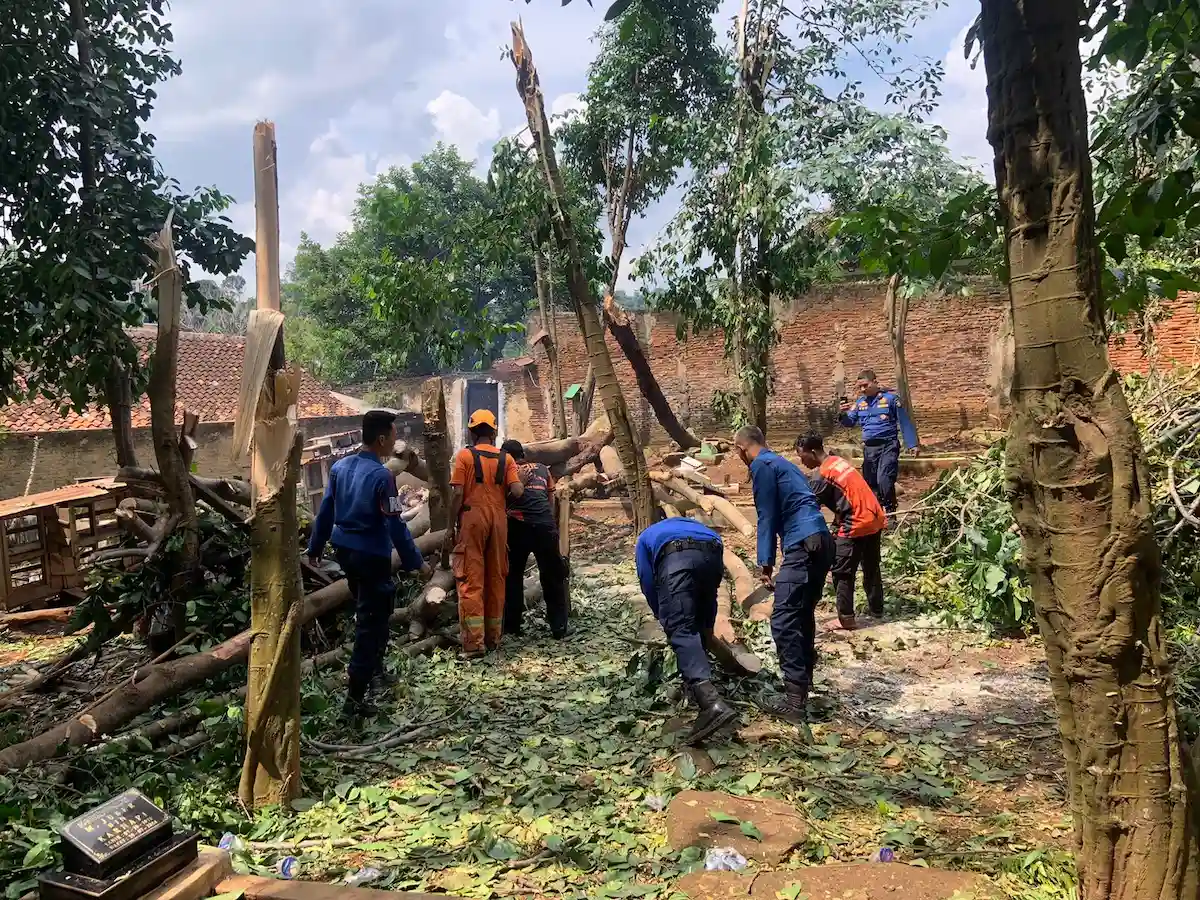 Cuaca Ekstrem Terjang Bandar Lampung, Puluhan Insiden Terjadi di Lima Kecamatan